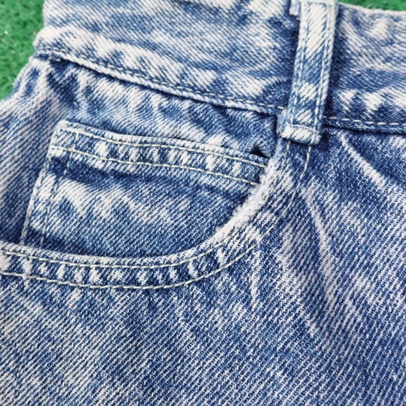 VINTAGE JEAN ST TROPEZ CLOTHING ACID WASH USA MADE DENIM JEAN SHORTS WOMENS 11 - Picture 3 of 11